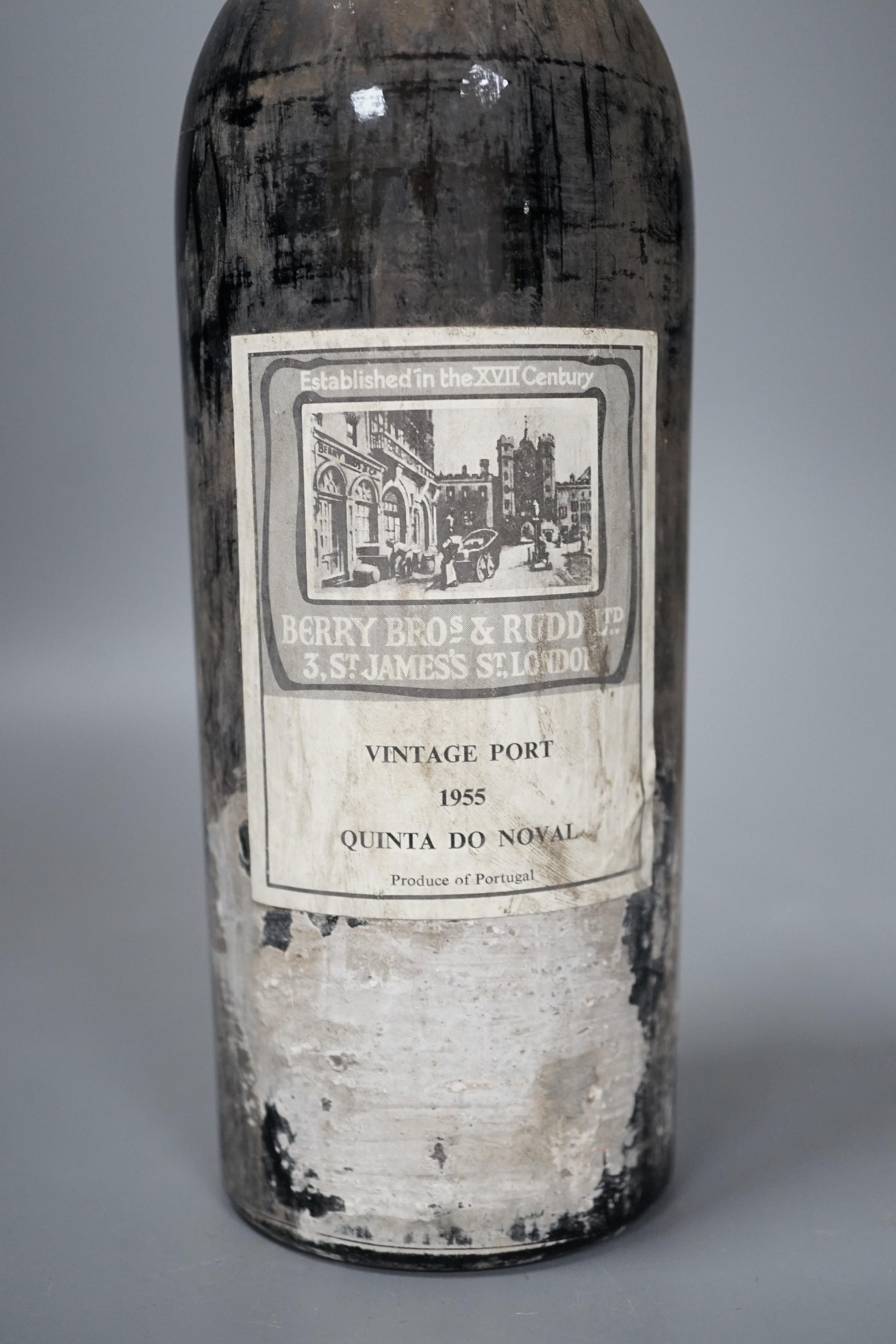 One bottle of Quinta Do Noval, 1955 vintage Port, Berry Bros. & Rudd Ltd.